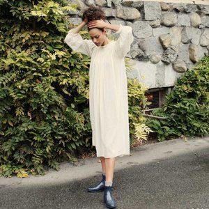 DOEN - Orchid Nightgown MAGNOLIA/Ivory/Cream SMALL